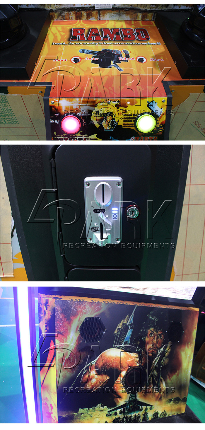 Luxury Coin Operated Video Shooting Arcade Machines Size L1420 * W1810 * H2300
