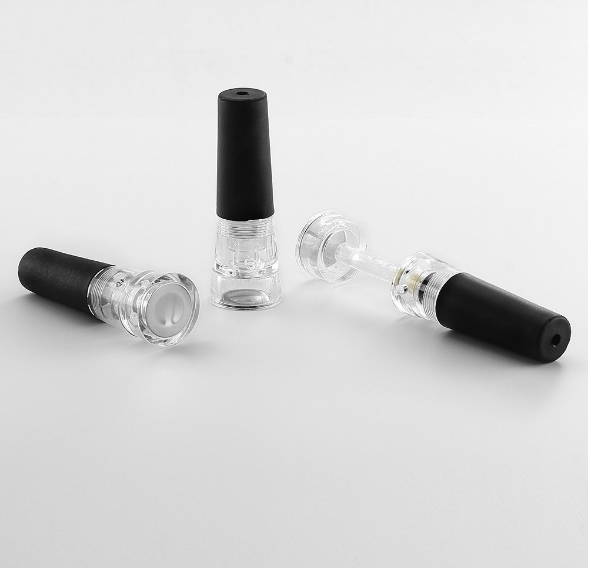 Non Spill Silicone Kitchen Utensils Bottle Vacuum Wine Stopper For Drink