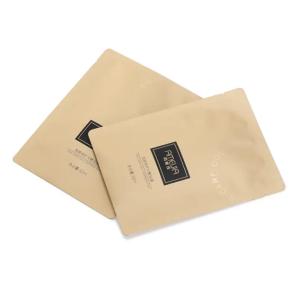 China Small Mini Aluminum Foil Cosmetic Sample Sachets 3 Side Sealed Flat Pouch Bag For Skincare Lotion Cream Packet wholesale