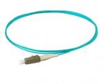 Duplex LC Mulitimode Fiber Optic Pigtail with Orange Aqua Cable , OFNP OFNR