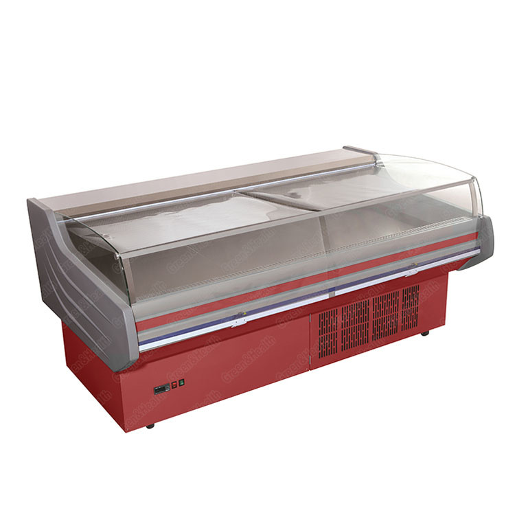 Stainless Steel Meat Deli Display Refrigerator For Restaurant