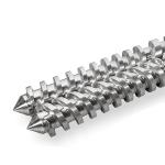 PVC UPVC Pipe Extruder Double Screw Barrel High Output For Pvc Machinery Parts