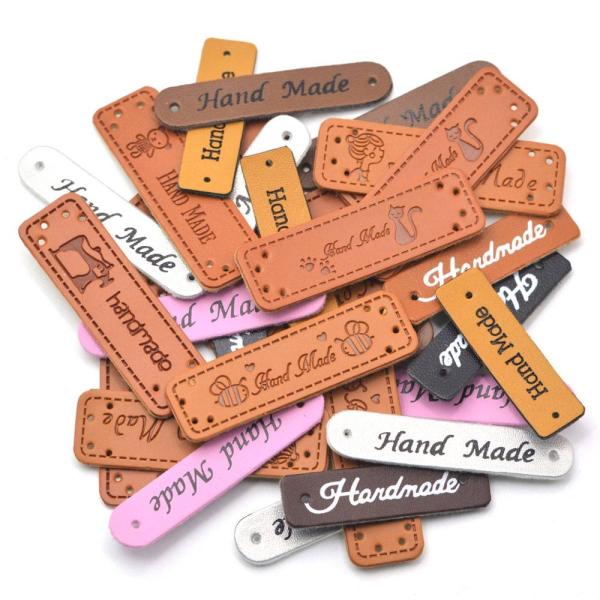 Personalized Logo Garment Leather Patch Custom Jeans Leather Patch Custom Clothing Label Tag