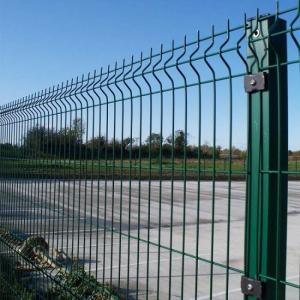 China Vinyl Clad 3d Curved Fence Bending Welded Wire Mesh Fencing 1.5*3m wholesale