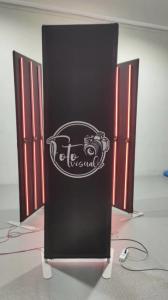 China Aluminum Tension Fabric 360 Photo Booth Backdrop For Wedding wholesale