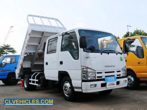 China 3 ton ISUZU NPR Hd Dump Truck 8-10 Feet Width with Double Cabin wholesale