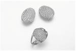 "Shield StudsⅠ" Birthstone Earrings 925 Silver CZ Stud Earrings Protective