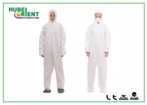 China Full Body Waterproof Disposable Microporous Coverall 40gsm wholesale