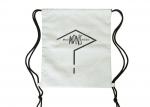 Cotton Personalised Drawstring Bag , Canvas Drawstring Bags Silk Printing