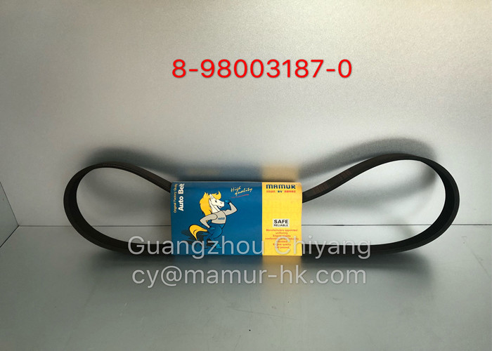Fan Belt ISUZU Truck Parts For ISUZU 4HK1 8-98003187-0
