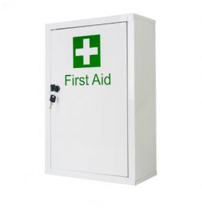 China Steel Metal First Aid Cabinet , Lockable First Aid Box 460x300x140mm on sale