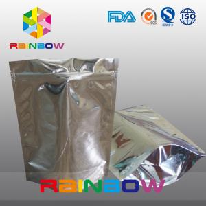 China Standing Aluminum Foil Pouch For Supplement / Foil Doypack With Zipper wholesale