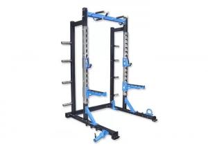 China Body Fit Commercial Power Cage Adjustable Squat Rack With Pull Up Bar wholesale