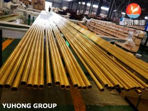 China Copper Alloy Steel ASTM B111 C68700 Heat Exchanger Tube In Cooling Systems wholesale