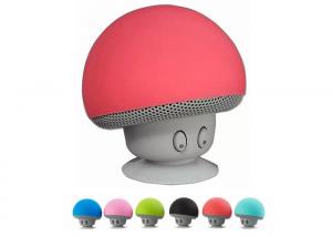 China Colorful Cartoon Mushroom Bluetooth Speaker , Portable Wireless Mini Speakers With Sucker on sale