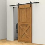 Unfinished Interior Sliding Barn Doors 2.1m Height Soundproof