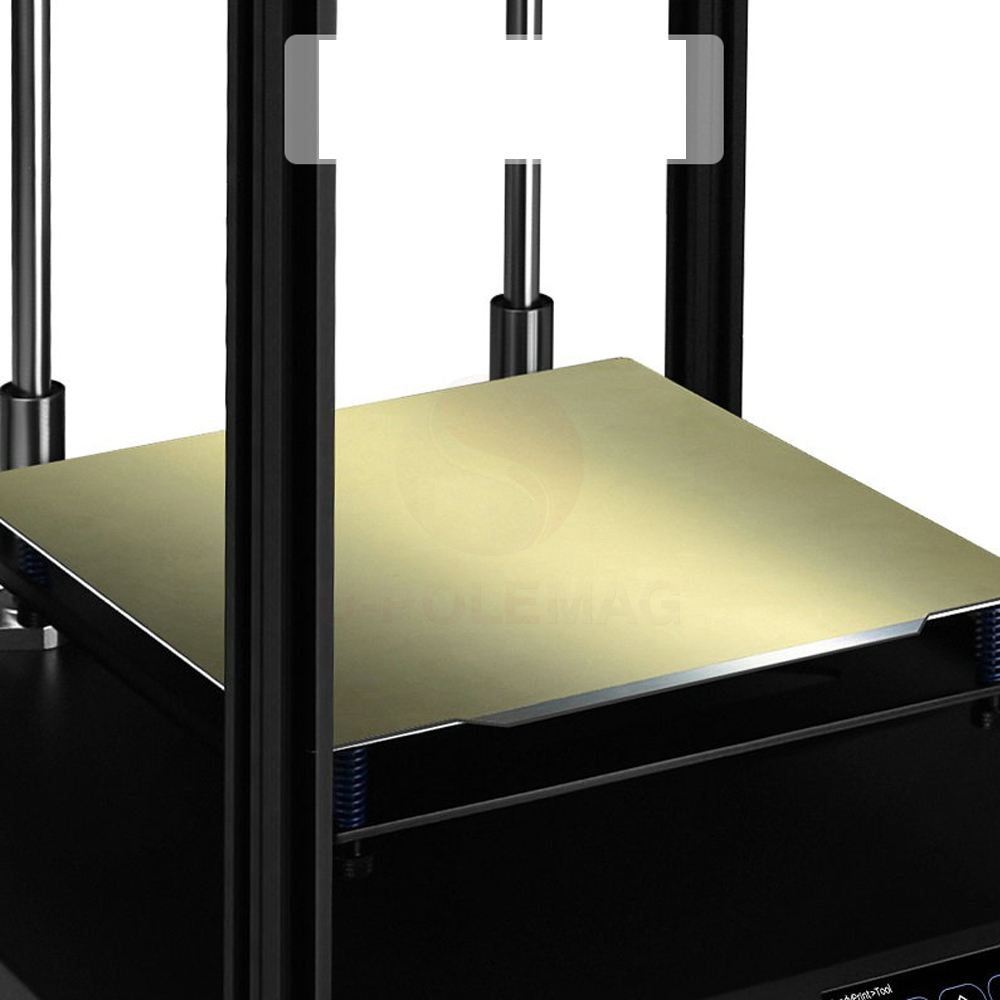 Flexible and Durable 3D Printer PEI Spring Steel Sheet Frosted Magnetic Base Included