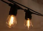 15M 48FT 15pcs S14 Outdoor Waterproof Lamp String Head Festival Decoration