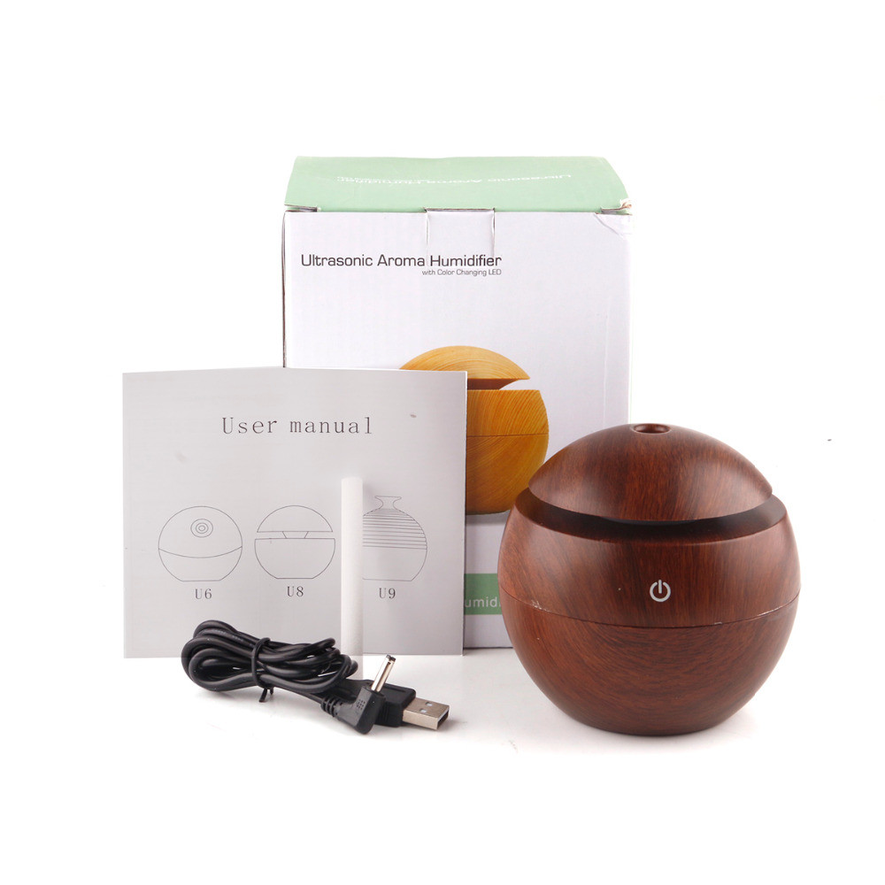 Portable 130ml Ultrasonic Cool Mist Air Diffuser