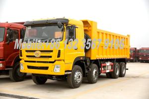 China Cummins 375HP 35T 40T 45T 8x4 Tri-Ring 12 wheel off-road dump truck STQ3314L wholesale