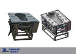 Stainless Steel Or FPR Train Vacuum Toilet System Squat Or Sit Type