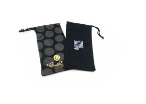China Portable Microfiber Eyeglass Pouch Light Weight Hot-Stamped Glasses Pouches wholesale