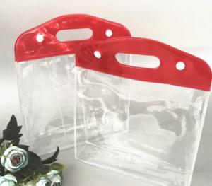 China Heat Seal Transparent Gift Bags Customized Color For Shopping / Promotion wholesale