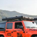 Triangle Aluminum Camping Roof Tent 1-2 Person Rooftop Tents Hard Shell