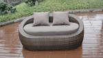 4pcs poly rattan pool furntiure