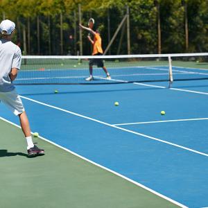 China Acrylic Rubber Multi-purpose Sport Court Flooring Tennis Court Flooring Surface wholesale