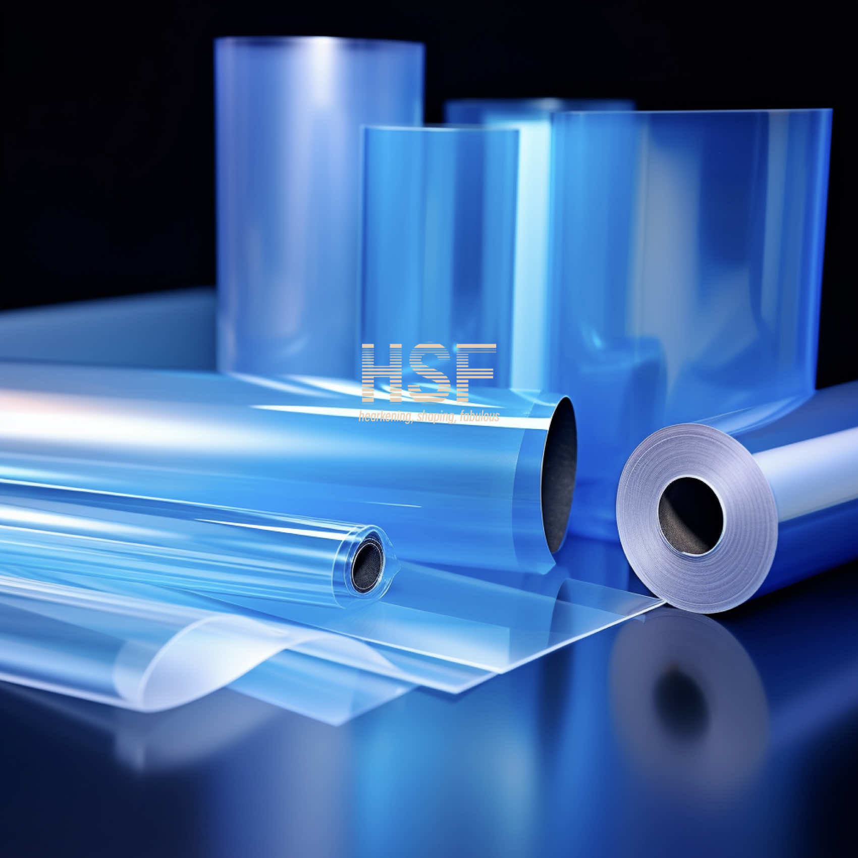 23 Micron Anti Static Film Translucent Blue Coated PET Film