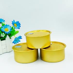 China Golden Empty Aluminum Can Empty Food Tin Cans 1oz 2oz 3.5oz wholesale