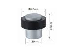 Aluminium Alloy Magnetic Door Catch , Solid Modern Door Stops Easily Pull Push