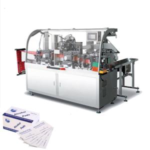 China OPP Film 4 Side Sealing Packing Machine For Alcohol Wipes wholesale