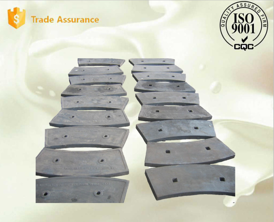 Low Carbon Chrome Molybdenum Mill Liner Alloy Steel Castings For Crushers AK 100J