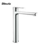 Chrome Brass Body 295mm Bathroom Basin Mixer Taps