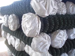China Galvanized CYCLONE FENCE Chain Link Fencing 55mm For Garden Residential wholesale