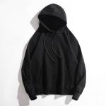 Sustainable Pullover Knitted Unisex Plain Hoodies Customized