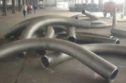 High pressure pipe bend