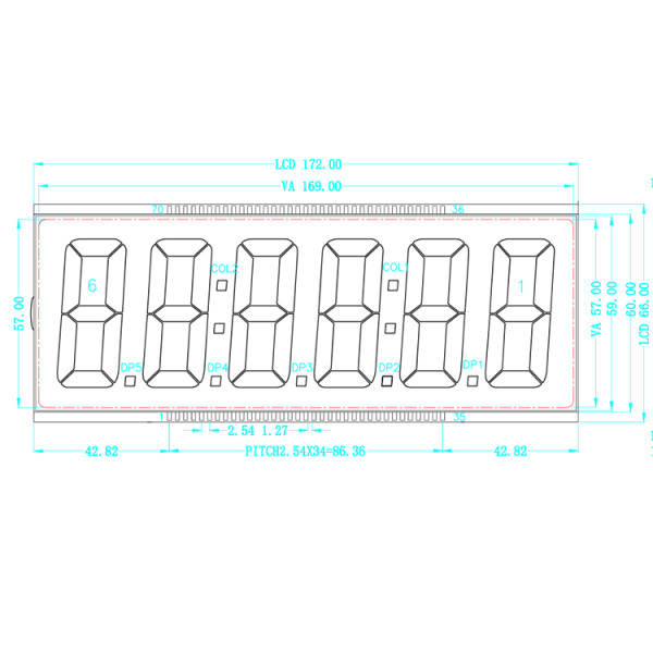 0.87" 128×32 Bar OLED Display Module FPC Strip Shape OLED Screen Panel