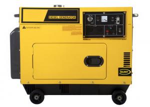 China Silent Small Portable Diesel Generator with 4-stroke , air-cooled , single-cylinder engine on sale