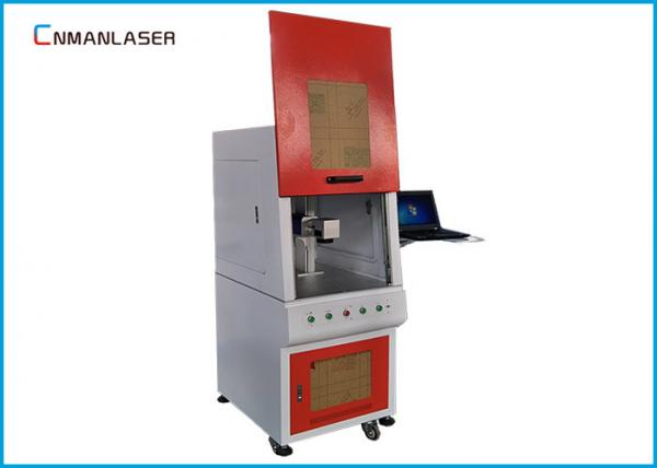 Quality Big Size Enclosed Metal Laser Marking Machine , Fiber Optic Laser Engraving Machine for sale