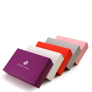 China Underwear Lingerie Bra Custom Gift Box Packaging Multi Color UV Effect wholesale