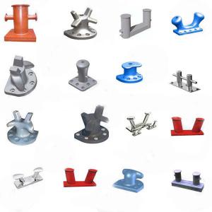 China Marine Dock Boat Mooring Bollard T-Head Bollard Double Bitt Bollard wholesale
