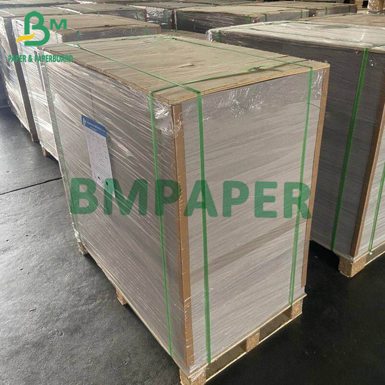 Duplex Grey Back Paper Gray Side / White Side Carton Blanc Board 350gsm 400gsm 450gsm Dimension 61 * 86cm 