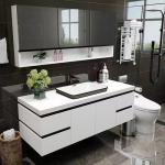 38-46 in Width Rectangle Luxury Ceramic Resin Vanity Sink for Bathroom Cabinet