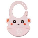Ultra Soft Edge Silicone Baby Bibs Water Resistant With Food Catcher