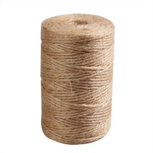 China YILIYUAN ROPE 5 mm 6mm baler jute twine yarn rope 3ply roll Multifunction Twist Rope wholesale
