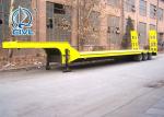 Semi Trailer 2 Axles 50 Tons Low Bed Semi Trailer Low Flatbed Trailer With