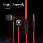 Mobile Handsfree Wired Earphones Waterproof 3.5mm For Mobile Phone